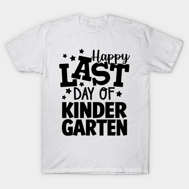 Happy Last Day of Kindergarten Graduation Kids Students T-Shirt by BramCrye